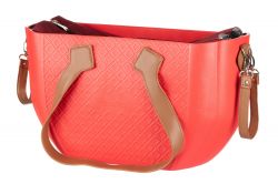 Сумка Nuvita MyMia красный корпус/красн.подкл.д.мам/набор(ручки,фиксаторы,ремни на коляску) эко-кожа коричневый NV8801C/02B/03C - Картинка 4