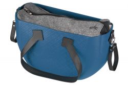 Сумка Nuvita MyMia синий корпус/серая подкл.д.мам/черные кожаные ручки,фиксаторы,ремни на коляску NV8801P/02G/23B/13B/33B - Картинка 5