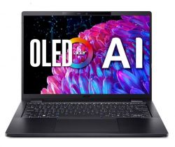 ������� Acer TravelMate TMP614-73 14" 2.8K OLED, Intel U5-125H, 32GB, F1TB, UMA, Win11P, ������ NX.B5WEU.004