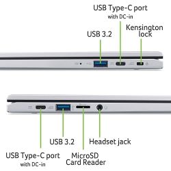  Acer Chromebook CB314-4H 14" FHD IPS, Intel C N100, 8GB, F128GB, UMA, ChromeOS,  NX.KNBEU.001 -  18