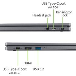  Acer Chromebook Plus CB514-3H 14" WUXGA IPS, AMD R3-7320C, 8GB, F512GB, UMA, ChromeOS,  NX.KP4EU.001 -  19