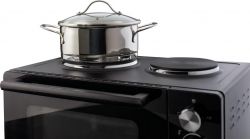 Міні піч Gorenje, 30л, 52x32х40.5см, 2 електричні конф., чорний OM30GBX - Картинка 13