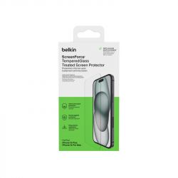 Belkin ������� ���� ��� Apple iPhone 15 Plus/14 Pro Max TemperedGlass Screen Protection OVA136ZZ