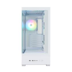 Корпус Zalman P40 DS без БЖ, 2xUSB3.0, 1x Type C, 3x120мм ARGB Reverse, 1x120мм ARGB, VGA 420мм, LCS ready, TG Side/Front Panel, Display, ATX, білий P40DSWHITE - Картинка 9