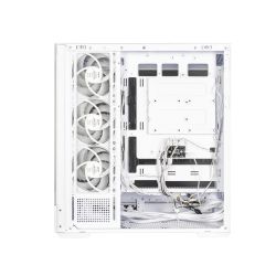 Корпус Zalman P40 DS без БЖ, 2xUSB3.0, 1x Type C, 3x120мм ARGB Reverse, 1x120мм ARGB, VGA 420мм, LCS ready, TG Side/Front Panel, Display, ATX, білий P40DSWHITE - Картинка 13