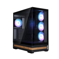 ������ Zalman P40 NAMU ��� ��, 2xUSB3.0, 1x Type C, 3x120�� ARGB Reverse,  1x120�� ARGB, VGA 420��, LCS ready, TG Side/Front Panel, ATX, ������ P40NAMUBLACK