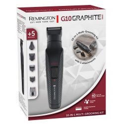 Набор для стрижки Remington Graphite для головы, усов, бороды,носа и тела, акум., насадок-5, черный PG2100 - Картинка 6