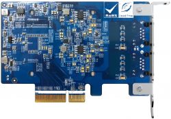   QNAP Dual-port RJ45 10GbE PCIe Gen3 x4 QXG-10G2TB -  6