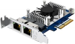   QNAP Dual-port RJ45 10GbE PCIe Gen3 x4 QXG-10G2TB -  5
