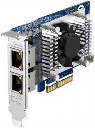   QNAP Dual-port RJ45 10GbE PCIe Gen3 x4 QXG-10G2TB -  4