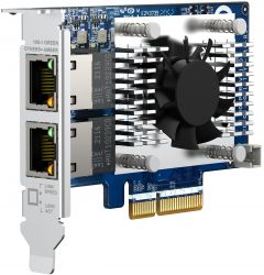   QNAP Dual-port RJ45 10GbE PCIe Gen3 x4 QXG-10G2TB -  3