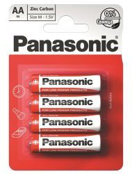  Panasonic RED ZINC - AA(R6) , 4 . R6REL/4BPR -  1