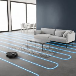 Робот-пылесос Rowenta моющий X-Plorer Serie 575 Max Standard, 10000ПаВт, h=10.5см, влажная уборка, мешок-0.22л, конт пыль -0.3л, автон. раб. до 120мин, черный RR95A5E0 - Картинка 15