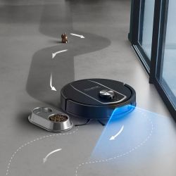 Робот-пылесос Rowenta моющий X-Plorer Serie 575 Max Standard, 10000ПаВт, h=10.5см, влажная уборка, мешок-0.22л, конт пыль -0.3л, автон. раб. до 120мин, черный RR95A5E0 - Картинка 11