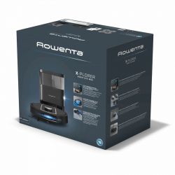 Робот-пылесос Rowenta моющий X-Plorer Serie 575 Max Standard, 10000ПаВт, h=10.5см, влажная уборка, мешок-0.22л, конт пыль -0.3л, автон. раб. до 120мин, черный RR95A5E0 - Картинка 18