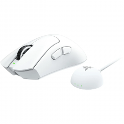 Миша Razer DeathAdder V4 Pro Gen-2, RGB, USB-A/WL/BT, білий RZ01-05330200-R3G1 - Картинка 2