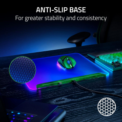 Коврик для мыши Игровая поверхность Razer Firefly V2 Pro, М (360х278х4.6мм), RGB, Phantom Green Ed. RZ02-04920300-R3M1 - Картинка 9