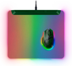 Коврик для мыши Игровая поверхность Razer Firefly V2 Pro, М (360х278х4.6мм), RGB, Phantom Green Ed. RZ02-04920300-R3M1 - Картинка 2