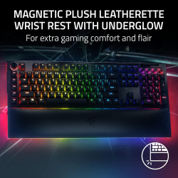 Клавіатура механічна Razer BlackWidow V4 Pro 104key, Yellow Switch, USB-A, EN, RGB, чорний RZ03-04681800-R3M1 - Картинка 6