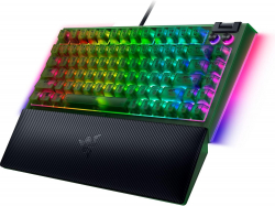 Клавіатура механічна Razer BlackWidow V4 75%, 83key, Mechanical Tactile Switch GEN-3, USB-A, EN, RGB, Phantom Green Ed. RZ03-05003300-R3M1 - Картинка 9