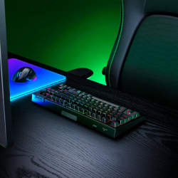 ��������� ��������� Razer BlackWidow V4 TKL HyperSpeed, 87key, Orange Switch Gen-3, USB-A/WL/BT, EN, RGB, ������ RZ03-05480100-R3M1 - �������� 12