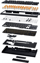 ��������� ��������� Razer BlackWidow V4 TKL HyperSpeed, 87key, Orange Switch Gen-3, USB-A/WL/BT, EN, RGB, ������ RZ03-05480100-R3M1 - �������� 11