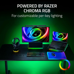 ��������� ��������� Razer BlackWidow V4 TKL HyperSpeed, 87key, Orange Switch Gen-3, USB-A/WL/BT, EN, RGB, ������ RZ03-05480100-R3M1 - �������� 7