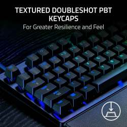 Клавіатура механічна Razer Huntsman V3 Pro TKL 8KHz, 84key, Analog Optical Switch Gen-2, USB-A, EN, RGB, чорний RZ03-05520100-R3M1 - Картинка 9