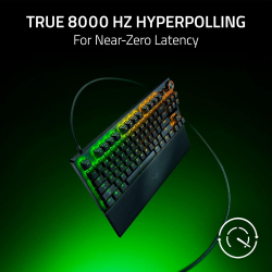 Клавіатура механічна Razer Huntsman V3 Pro TKL 8KHz, 84key, Analog Optical Switch Gen-2, USB-A, EN, RGB, чорний RZ03-05520100-R3M1 - Картинка 4