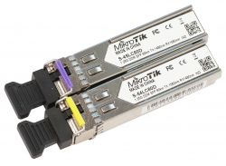 MikroTiK SFP- (2) Pair of SFP modules, S-45LC80D + S-54LC80D S-4554LC80D -  1