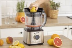 Кухонная машина Gorenje 1500Вт, чаша-пластик, корпус-металл/пластик, черный SBR1500E - Картинка 25