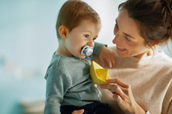 Пустышка Avent ортодонтическая Ultra Air I love для мальчиков 0-6 мес 2шт SCF080/01 - Картинка 3