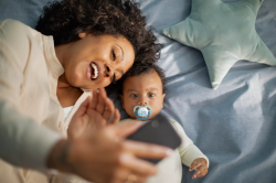 Пустышка Avent ортодонтическая Ultra Air I love для мальчиков 0-6 мес 2шт SCF080/01 - Картинка 2