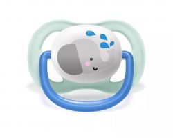 Пустышка Avent ортодонтическая Ultra Air Animal для мальчиков 0-6 мес 2шт SCF080/05 - Картинка 4