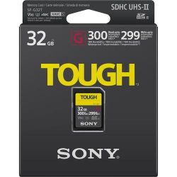   Sony 32GB SDHC C10 UHS-II U3 V90 R300/W299MB/s Tough SF32TG -  2