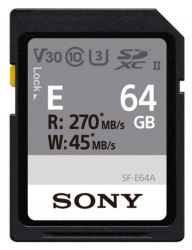   Sony SDXC  64GB C10 UHS-II U3 V60 R270/W45MB/s Entry SFE64A.ET4