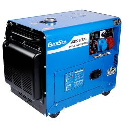 Генератор дизельний EnerSol, 230В/380В, 1/3 фази, 6/6.5кВт, електростартер, 156кг SKDS-7EBAU - Картинка 2