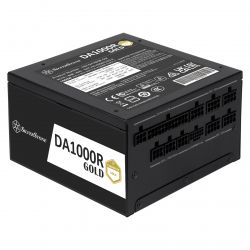   SilverStone Decathlon Cybenetics DA1000R-GM (1000W), >90%, 80+ Gold, 135mm, 1xMB 24pin(20+4), 2xCPU 8pin(4+4), 3xMolex, 12xSATA, 6xPCIe 8pin(6+2),1x(12+4)pin 12VHPWR, 1xFDD, Fully Modular SST-DA1000R-GM -  10