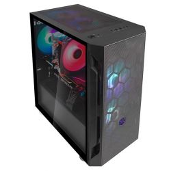 ������ SilverStone FARA FAH1MB-PRO, ��� ��, 1xUSB3.0, 2xUSB2.0, 3x120mm ARGB fan, TG Side Panel, mATX, Black SST-FAH1MB-PRO - �������� 6