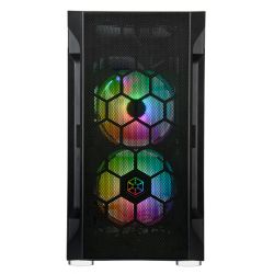 ������ SilverStone FARA FAH1MB-PRO, ��� ��, 1xUSB3.0, 2xUSB2.0, 3x120mm ARGB fan, TG Side Panel, mATX, Black SST-FAH1MB-PRO - �������� 5