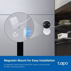 IP-������ TP-LINK Tapo C120 2K N300 microSD motion detection TAPO-C120 - �������� 7