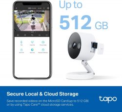 IP-������ TP-LINK Tapo C120 2K N300 microSD motion detection TAPO-C120 - �������� 4