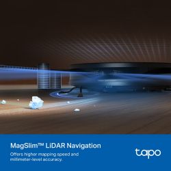 Робот-пилосмок TP-LINK TAPO RV 20 MAX LIDAR з підтримкою вологого прибирання + док-станція TAPO-RV20-MAX-PLUS - Картинка 9
