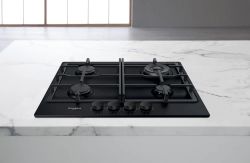 Газовая варочная поверхность Whirlpool TKRL661NB черный - Картинка 2