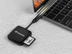  Transcend  USB 3.2 Gen 1 Type-C SD/microSD Black TS-RDC3 -  5