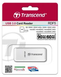   Transcend USB 3.0 microSD/SD White TS-RDF5W -  7