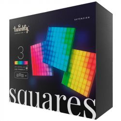 Twinkly Панель Smart LED Twinkly Squares 3 RGB, Gen II, IP20, 16x16см, розширення до TWQ064STW-07-BEU TWQ064STW-03-BAD