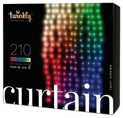 Twinkly Smart LED ó Twinkly Curtain RGBW 210, Gen II, IP44, 1.45*2.1,   TWW210SPP-TEU