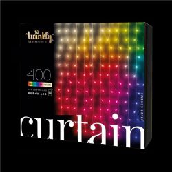 Smart LED  Twinkly Curtain RGBW 400, Gen II, IP44, 1.45*2.1,   TWW400SPP-TEU