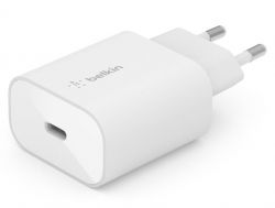   Belkin Home Charger 25W PD PPS USB-C White WCA004VFWH -  1